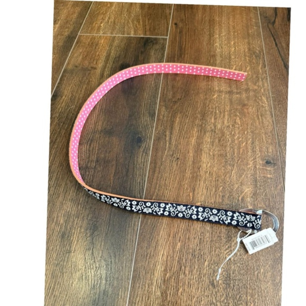 Pink and Black Floral Hanna andersson small belt new
